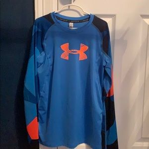 Boys long sleeve Under Armour athletic top